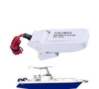 Bilge Pump Float - 12V Automatic Water Level Controller, Waterproof Marine Grade Bottom Pump Button, High-Efficiency Heavy Duty Flow Sensor for Boats and RVs, Easy Installation 1-Pack