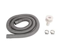 Bilge Pump Installation Kit, 1-1/8in Dia Leakproof Thru - Hull Fitting with Marine Bilge Pump Hose, ABS + Rubber Plumbing Kit for Boats and Marine Vessels