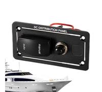 Bilge Pump Panel Front - Manual Bilgefloat Off Isolator,12/24V Boat Shut-Off Detacher for Marine Ships