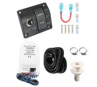 Bilge Pumps Drain Set Marine Pumps Automatic Operations 1100GPH 750GPH for Sailboats Fishing Vessels Boat