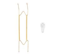 Bilillo Plate Hangers for The Wall, Suitable for 11-20 inch Decorative Plate, Stainless Steel Invisible Heavy Duty Wire Plate Holder with Wall Hooks, Plate Hangers for Displaying Plates, Platter, Dish