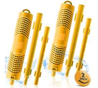 Bilinavy Spa in-Filter Mineral Sticks Parts for Hot Tub Filter Cartridge, Last for 4 Months, Yellow, 2PCS