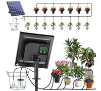 Biling 2.5W Solar Drip Irrigation System Kit for 15-20 Pot Balcony Plants