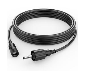 Biling IP67 Waterproof DC Extension Cable Cord for Solar Water Pump, 3m/9.84ft 1.35mm x 3.5mm DC Extension Wire for Solar Pond Fountain Pump, Black