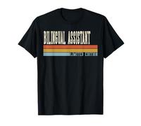 Bilingual Assistant Week Retro Vintage Back to School Day T-Shirt