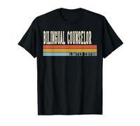 Bilingual Counselor Week Retro Vintage Back to School Day T-Shirt