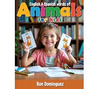 Bilingual English & Spanish words of Animals for kids
