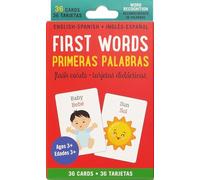 Bilingual Flash Cards - First Words (English/Spanish)