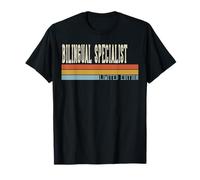 Bilingual Specialist Week Retro Vintage Back to School Day T-Shirt