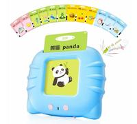 Bilingual Talking Flash Cards for Toddlers 2+ - Learn Chinese & English, Educational Toy, Compatible with Learning Systems