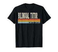 Bilingual Tutor Week Retro Vintage Back to School Day T-Shirt