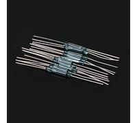 BIlinli 10 Pcs 2.5X14mm 4W 3 Pin Glass Reed Magnetic Switches N/O N/C SPDT