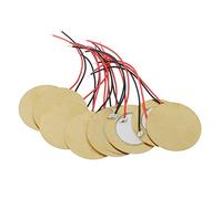 BIlinli 10pcs 35mm Piezo Pickup Piezo Amplifiers Discs Piezo Elements buzzer Sounder Sensor Trigger Drum Disc+ wire copper Piezo Discs