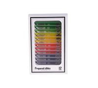 BIlinli 12 Pcs Prepared Microscope Slides Set Specimen For Student Basic Biology Education