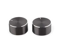 BIlinli 2Pcs 25x13mm D Axis Rotary Potentiometer Knob Encoder Volume Control For Speaker Amplifier HiFi