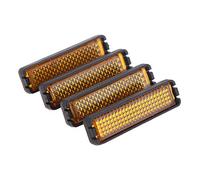 BIlinli 4 Pcs/Set Bicycle Pedal Reflector Safety Night Cycling Reflective Bike Accessory