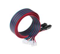 BIlinli 4pcs 100cm 4pin Stepper Motor Cables XH2.54 Terminal Wire For 3D Printer NEMA 17 Stepper Motor
