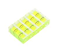 BIlinli 5 Pcs 10x10x29mm Universal VIAL Square Bubble Spirit Level Tripod Measuring Camera