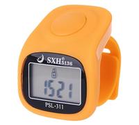 BIlinli 6 digital LCD hand tally counter 8 channels LED light time new function electronic prayer silicon ring counter