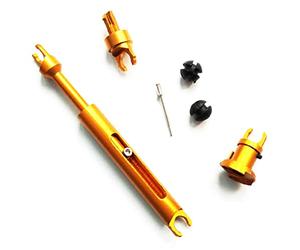 BIlinli Alloy Release Tie Rod Front Grille Cover Hood Lock Latch for Ford Focus Mk2 C-Ma