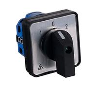 BIlinli SZW26-20 660V 20A On-Off-On 3 Positions Switch Universal Rotary Selector Changeover Switch