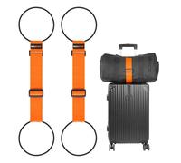 BILIONE Add a Bag Luggage Straps 2 Pack, Adjustable Bungee Elastic Belt