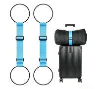 BILIONE Add a Bag Luggage Straps 2 Pack, Adjustable Bungee Elastic Belt