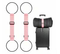 BILIONE Add a Bag Luggage Straps 2 Pack, Adjustable Bungee Elastic Belt