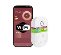 Bilisty WiFi Smart Plug Dimmer, UK 3 Pin Plug 230V, Triac Dimmable Socket, Works with Alexa Google Home, Tuya Smart Life App Remote Control, No Hub Required, Max 200W for Dimmable LED Halogen Lamps