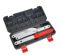 BILITOOLS 16PCS Pulley Holder Tool Set, Step Pin Wrench for Cam & Crank | Step Pins Sizes: 6-10mm, 8-11mm, 10-12mm & 11-16mm, Fits Camshaft, Crankshaft & Deep Groove Pulleys, CR-V Steel