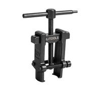 BILITOOLS Adjustable 2-Jaw Gear Puller, Bearing & Pulley Removal Tool | 19-35 mm Pulley Puller Tool, Anti-Drop Design, Narrow Jaws Fit Tight Spaces, For Armature, Motor & Pump Bearings