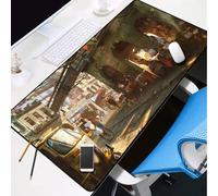 BILIVAN Battle Angel Alita Mouse Pad Oversized Pad Game Thickened Custom Table Pad (800*400mm,16)