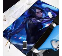 BILIVAN Battle Angel Alita Mouse Pad Oversized Pad Game Thickened Custom Table Pad (900*400mm,11)