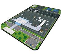 BILIVAN Children's Anti-slip Carpet Play Carpet Modern Play Carpet Children's Room Airport Panorama Ultrasoft Short Pile Baby Blanket Mat (60 * 90CM)