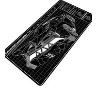 BILIVAN Cool Super-running Mouse Pad Oversized Animation Car Deconstruction Blueprint Custom Office Mechanical Mouse Desk Pad (800*400mm,1)