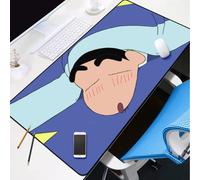 BILIVAN Crayon Shin-chan Mouse Pad Student Writing Tablecloth Modern Light Luxury Table Cloth European Desk Girl Keyboard Pad (700*300mm,5)