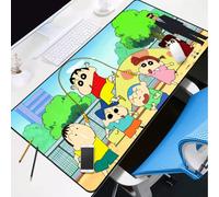 BILIVAN Crayon Shin-chan Mouse Pad Student Writing Tablecloth Modern Light Luxury Table Cloth European Desk Girl Keyboard Pad (600*300mm,16)