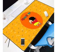 BILIVAN Crayon Shin-chan Mouse Pad Student Writing Tablecloth Modern Light Luxury Table Cloth European Desk Girl Keyboard Pad (700*300mm,17)