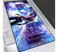 BILIVAN Cyberpunk 2077 Mouse Pad Oversized Anime Two-dimensional Peripheral Game Table Pad Keyboard Pad (800*400mm,7)
