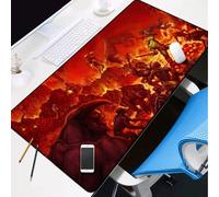 BILIVAN DOOM Eternal Mouse Pad Oversized Anime Cartoon Peripheral Keyboard Pad (800*300mm,15)