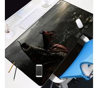 BILIVAN Ghost of Tsushima Mouse Pad Movie Peripheral Oversized Keyboard Desk Pad (700*300mm,18)