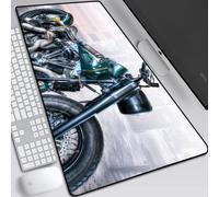 BILIVAN Locomotive Motorcycle Mouse Pad Oversized Office Computer Keyboard Pad Cartoon Overlock Student Home Writing Desk Pad (600*300mm,7)