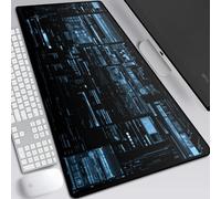 BILIVAN Molecular Physical Chemistry Mouse Pad Oversized Office Computer Keyboard Pad Lock Edge Student Home Writing Class Desk Pad (800*400mm,9)