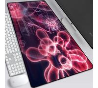 BILIVAN Molecular Physical Chemistry Mouse Pad Oversized Office Computer Keyboard Pad Lock Edge Student Home Writing Class Desk Pad (600*300mm,17)