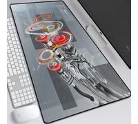 BILIVAN Molecular Physical Chemistry Mouse Pad Oversized Office Computer Keyboard Pad Lock Edge Student Home Writing Class Desk Pad (700*300mm,13)