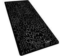 BILIVAN Molecular Physical Chemistry Mouse Pad Oversized Office Computer Keyboard Pad Lock Edge Student Home Writing Class Desk Pad (800*300mm,1)