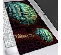 BILIVAN Molecular Physical Chemistry Mouse Pad Oversized Office Computer Keyboard Pad Lock Edge Student Home Writing Class Desk Pad (800*400mm,19)