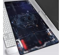 BILIVAN Molecular Physical Chemistry Mouse Pad Oversized Office Computer Keyboard Pad Lock Edge Student Home Writing Class Desk Pad (800*400mm,14)