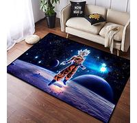BILIVAN Super Soft Living Room Rugs 3D Dragonball Z Goku Printed Rugs for Bedroom Home Decorative Room Sofa Rugs (80 * 120 CM)