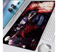 BILIVAN Tokyo Ghoul Rubber Mouse Mat Gaming Mouse Pad Anime Large XXL Mousepad Gamer Speed Locking Edge Computer Pad Keyboard Play Mats (900 * 400 * 3mm,1)